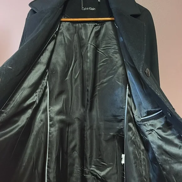 Ladies Calvin Klein 3 Button Peacoat With In Great Condition! Plus sizes - Picture 5 of 6